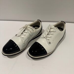 G/Fore Black & White Golf Shoes Size 8.5